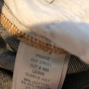 Jeans Skinny Frame Denim 'Le Skinny De Jeanne' - Taille 28 - Occasion Très Bon état